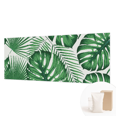 Premium wall mural for bedroom Tropical leaves