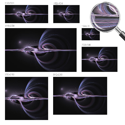 Non-woven wall mural Cosmic abstraction