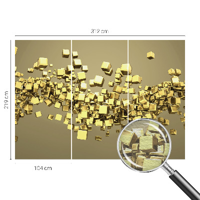 Photo wallpaper Creative cubes