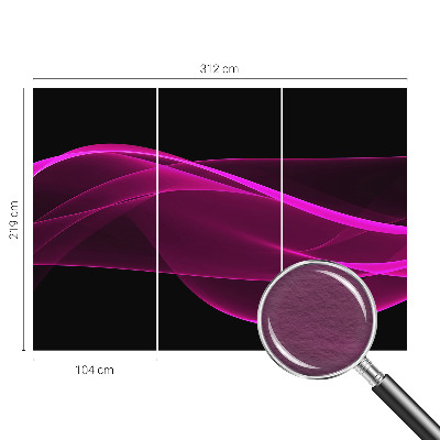 Wall mural Pink ribbons