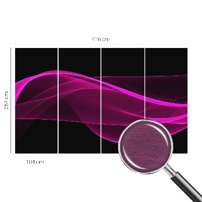 Wall mural Pink ribbons