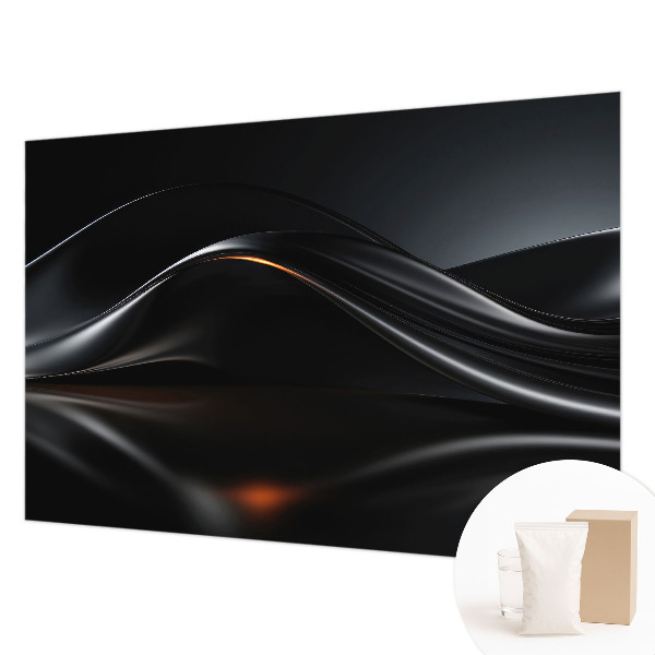 Wallpaper mural Metallic waves