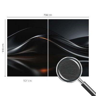 Wallpaper mural Metallic waves