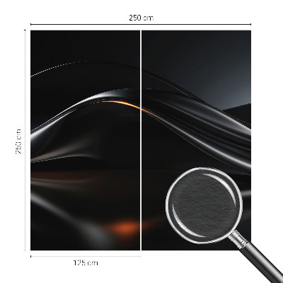 Wallpaper mural Metallic waves