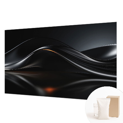 Wallpaper mural Metallic waves