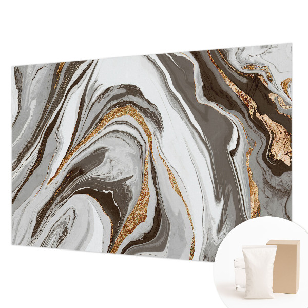 Wallpaper mural for living room Marble swirls