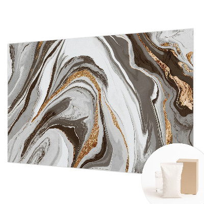 Wallpaper mural for living room Marble swirls