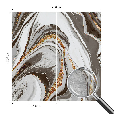 Wallpaper mural for living room Marble swirls