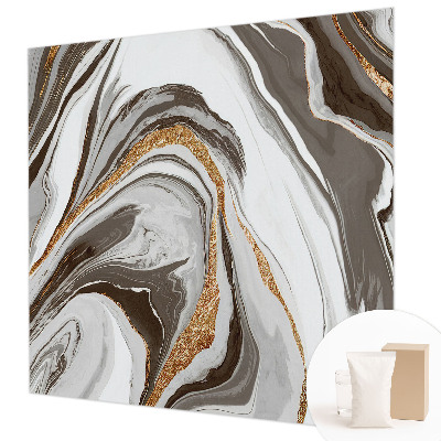 Wallpaper mural for living room Marble swirls