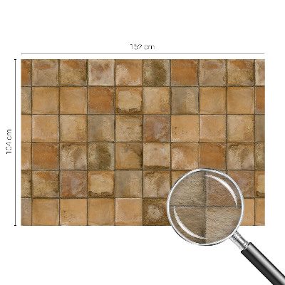 Modern wall mural for living room Rustic mosaic