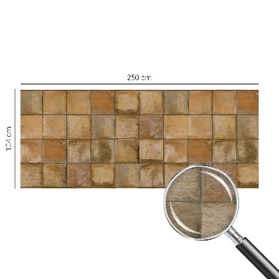 Modern wall mural for living room Rustic mosaic
