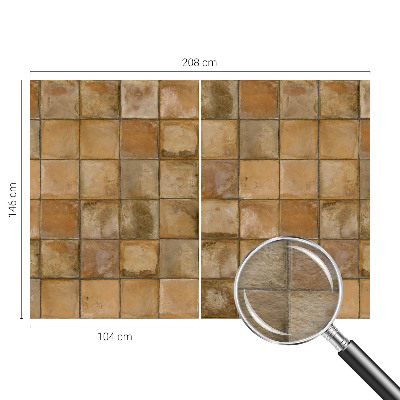 Modern wall mural for living room Rustic mosaic