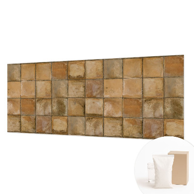 Modern wall mural for living room Rustic mosaic