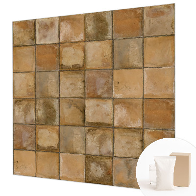 Modern wall mural for living room Rustic mosaic