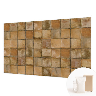 Modern wall mural for living room Rustic mosaic