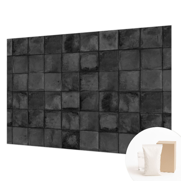 High quality wall mural wallpaper Gray tiles