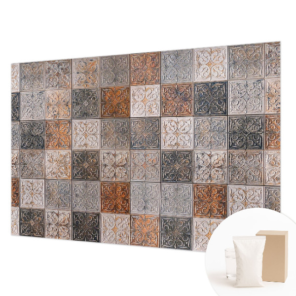 Premium wall mural for bedroom Ornamental tiles