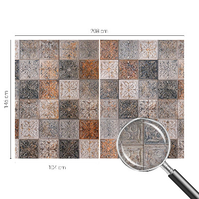 Premium wall mural for bedroom Ornamental tiles