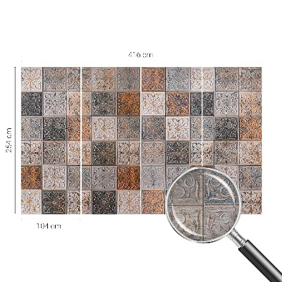 Premium wall mural for bedroom Ornamental tiles