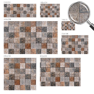 Premium wall mural for bedroom Ornamental tiles