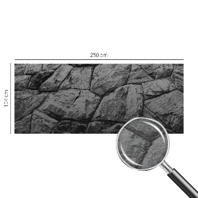 Decorative wall mural for living room Stone textures