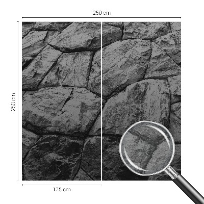 Decorative wall mural for living room Stone textures