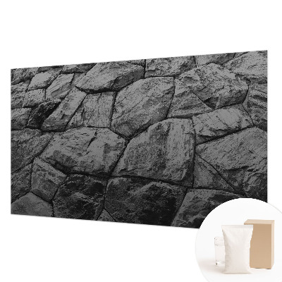 Decorative wall mural for living room Stone textures