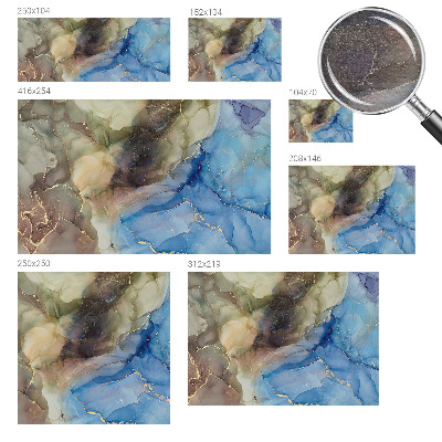 Non-woven photo wallpaper Colorful abstract