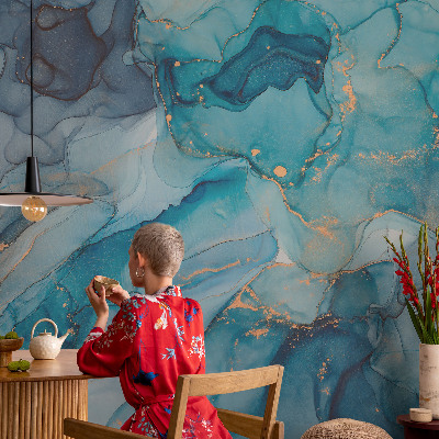 Wall mural Blue abstraction