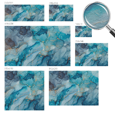 Wall mural Blue abstraction