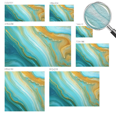 Photo wallpaper Abstract waves