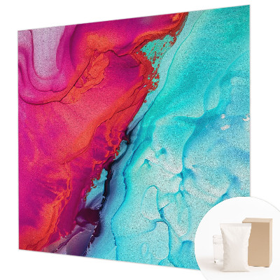 Large wallpaper mural Colorful wave