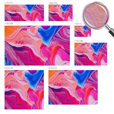 Large wall mural wallpaper Liquid waves