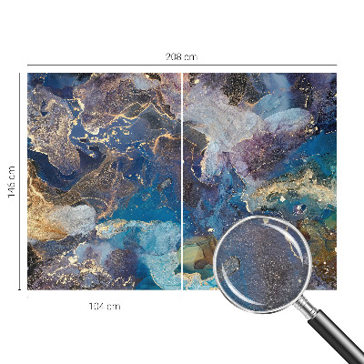 Custom size wall mural Cosmic mosaic