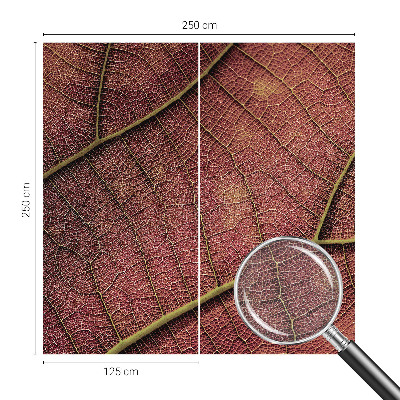 Modern wall mural Leafy texture