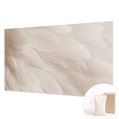 Modern wall mural Ethereal feathers