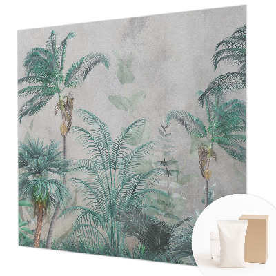 Modern wall mural for living room Exotic oasis