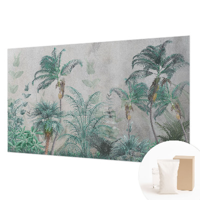 Modern wall mural for living room Exotic oasis