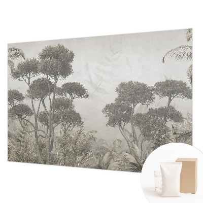 Premium wall mural for bedroom Tropical jungle