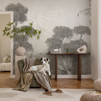 Premium wall mural for bedroom Tropical jungle