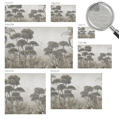 Premium wall mural for bedroom Tropical jungle