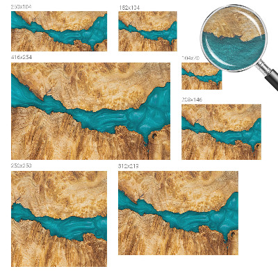 High quality wall mural wallpaper Wood and resin