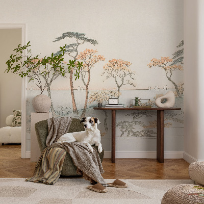 Large wallpaper mural Peaceful landscape
