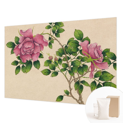 Photo wallpaper Romantic roses