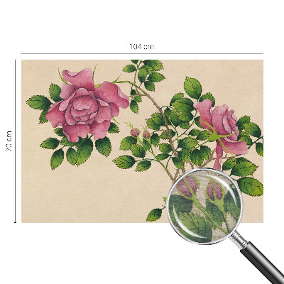 Photo wallpaper Romantic roses