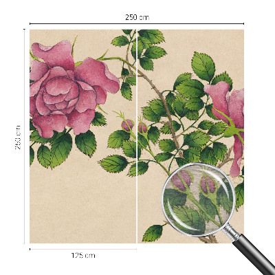 Photo wallpaper Romantic roses