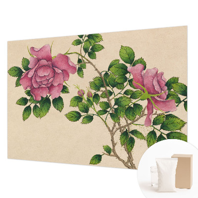 Photo wallpaper Romantic roses
