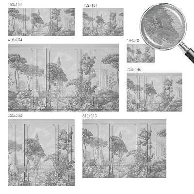 Wall mural for living room Atmospheric nature