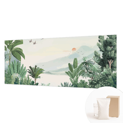 Wallpaper mural for living room Tropical oasis