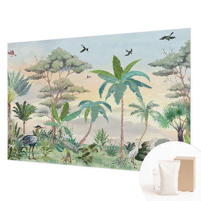Bedroom wall mural wallpaper Exotic flora